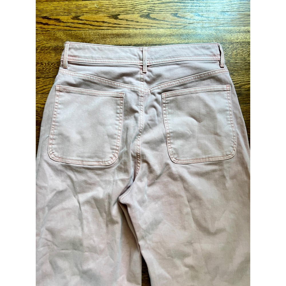 Gap Barrel High Rise Pants Jeans Light Pink Women Size 6 Tapered‎ Leg - Picture 4 of 4